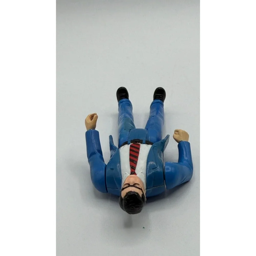 Vintage 1984 Kenner Super Powers Clark Kent Action Figure DC Comics Blue Suit